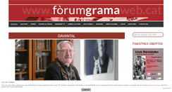 Desktop Screenshot of forumgrama.cat